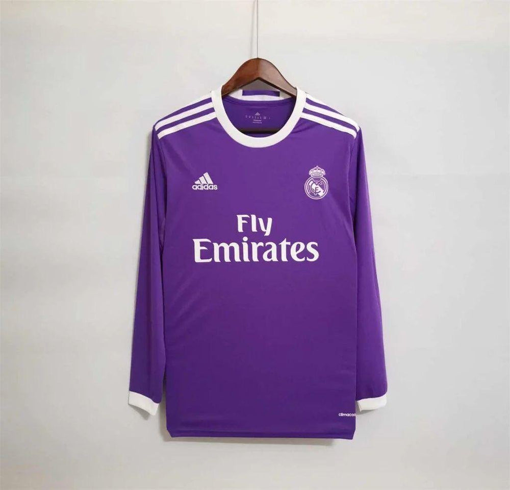RETRO FULL SLEEVES REAL MADRID AWAY 2016/17