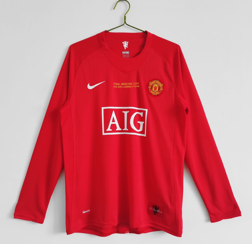 RETRO FULLSLEEVES MANCHESTER UNITED HOME 2007/08
