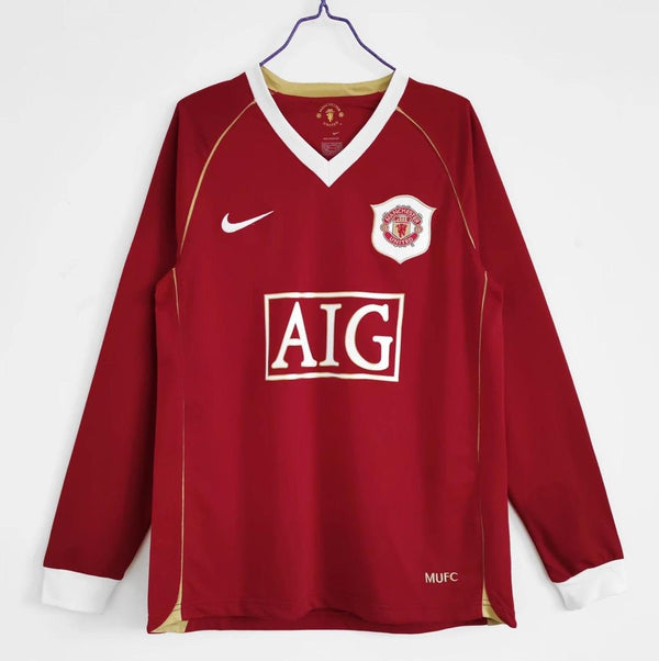 RETRO FULL SLEEVES MANCHESTER UNITED HOME 2006/07