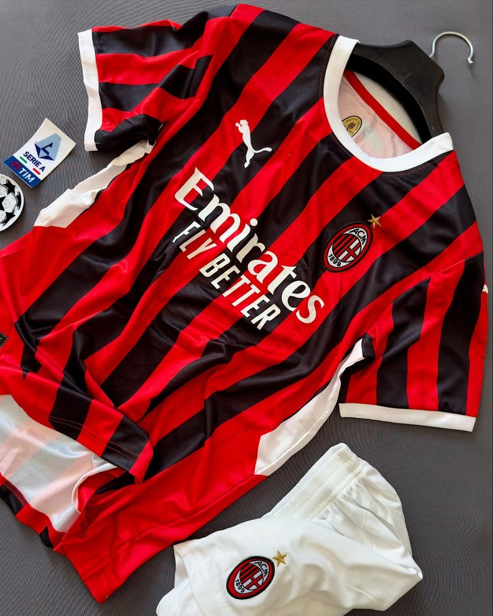 AC Milan 2024 Home Set (With Shorts)