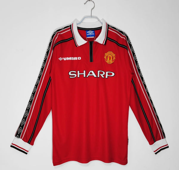 RETRO FULL SLEEVES MANCHESTER UNITED HOME 1998