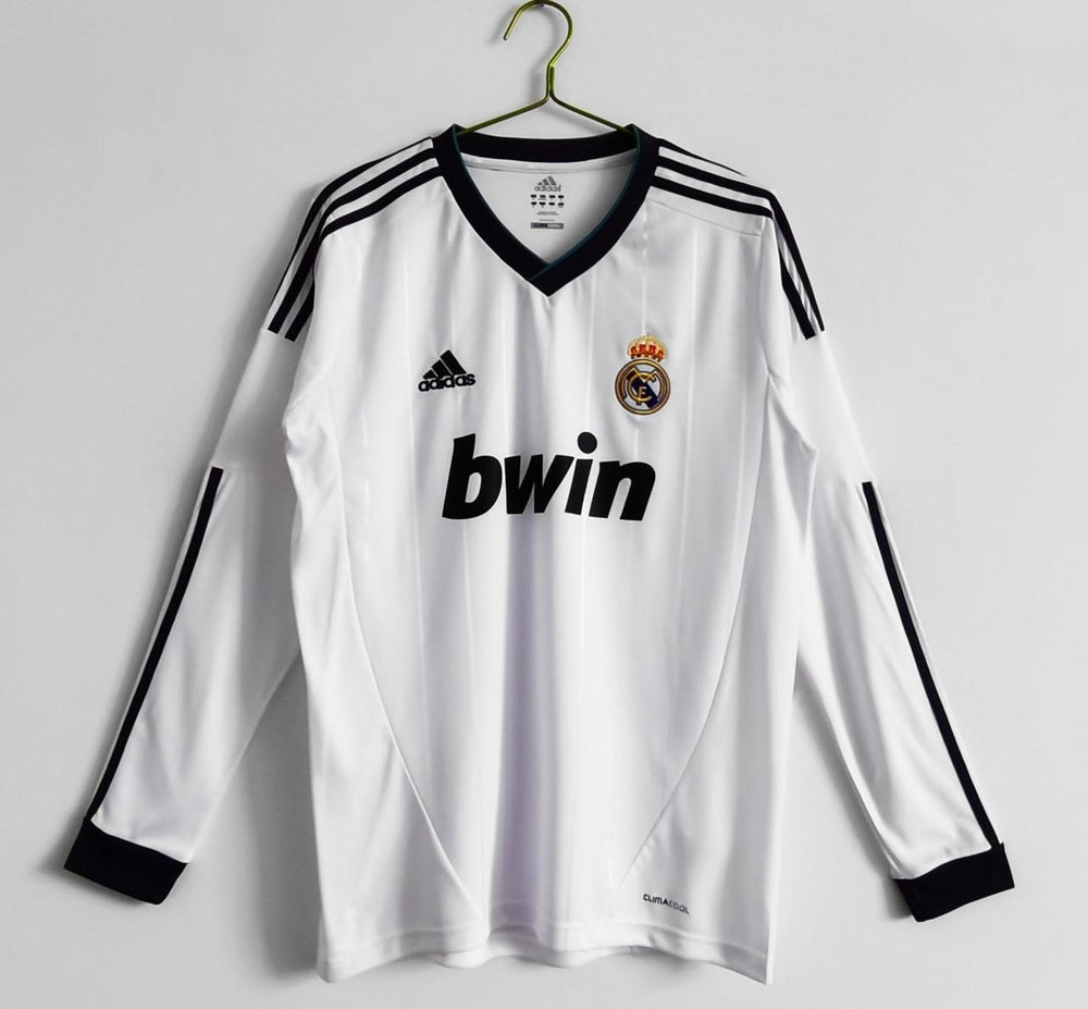 RETRO FULL SLEEVES REAL MADRID HOME 2012/13