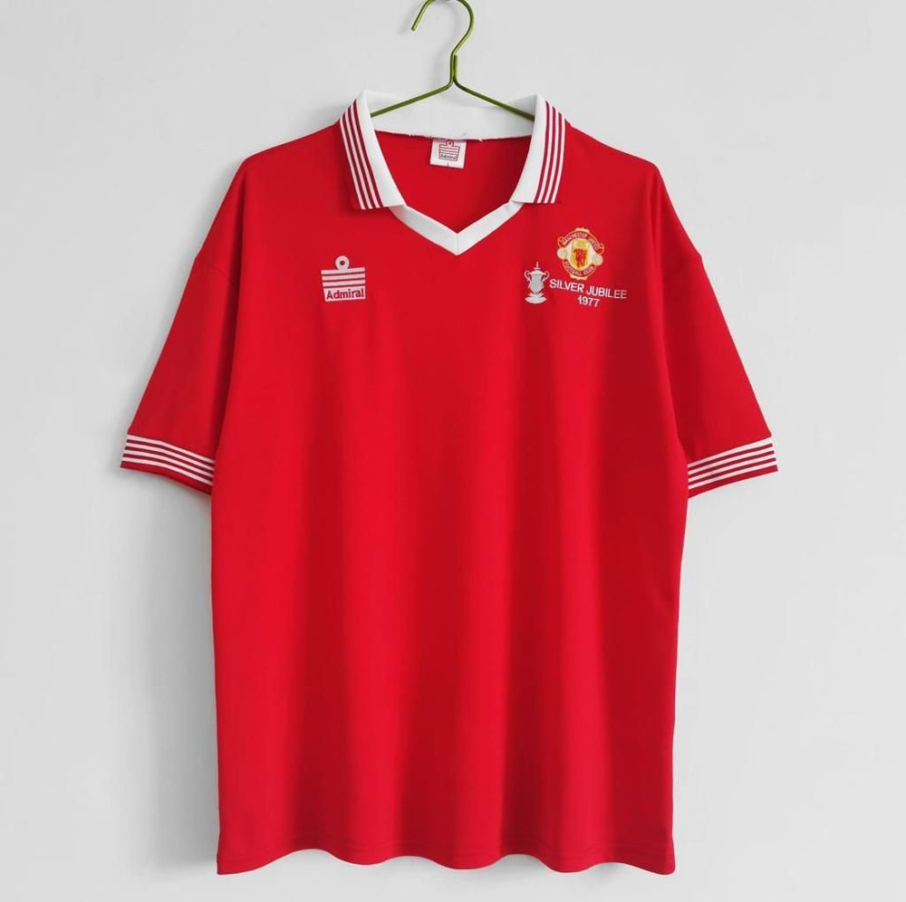 RETRO MANCHESTER UNITED HOME SILVER JUBLEE