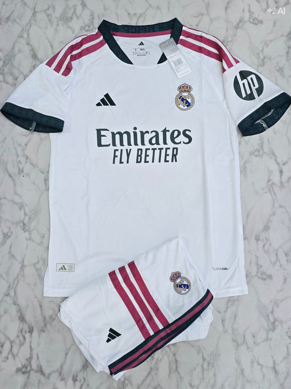 Real Madrid Home Set 2026/27 (With Shorts) - Fan Version