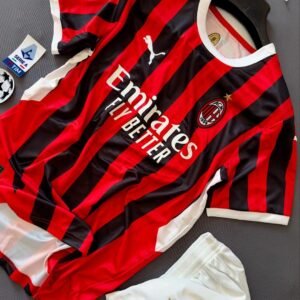 AC Milan 2024 Home Set (With Shorts) Jerseys Jersey Football Jerseys India Online
