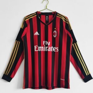 RETRO FULL SLEEVES AC MILAN HOME 2013/14 Football Jerseys India Online