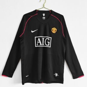 RETRO FULL SLEEVES MANCHESTER UNITED AWAY 2007/08 Football Jerseys India Online