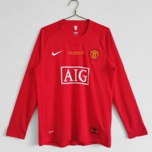 RETRO FULLSLEEVES MANCHESTER UNITED HOME 2007/08 Football Jerseys India Online