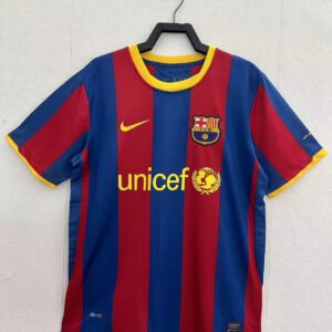 RETRO HALF SLEEVES FC BARCELONA HOME 2010/11 Football Jerseys India Online