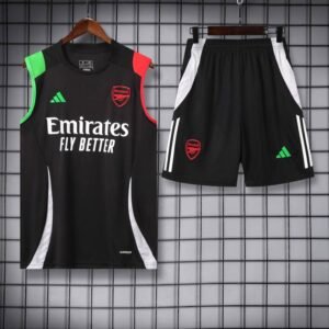 Arsenal Sleeveless Training Kit (2024 Edition) – Black