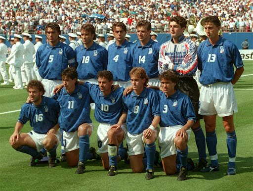 3. Italy 1994 World Cup Kit