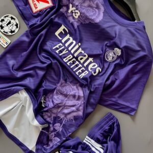 Real Madrid Y3 Purple Set (With Shorts)